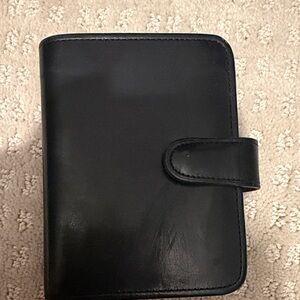 Coach Dark Leather Card Holder